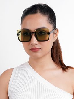 Joker and Witch - Joker & Witch Breckie Rimless Black Sunglasses (63)