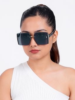 Joker and Witch - Joker & Witch Casina Black Rimless Sunglasses (61)