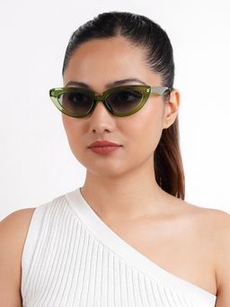 Joker and Witch - Joker & Witch Wintour Cat Eye Green Sunglasses (50)