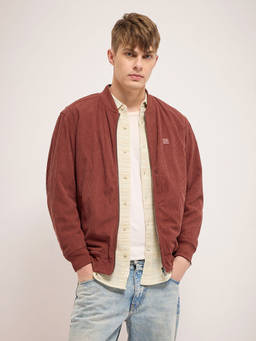 The Bear House - Men'S Regular Fit Waffle-Knit Zip-Up Jacket