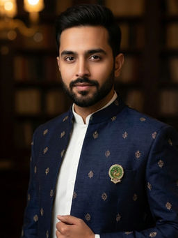 Treemoda - Multi-Color Brass Stones Unisex Brooche