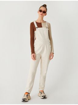 Koton - Off White Cotton Jumpsuit