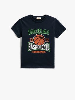 Koton - Boys Dark Indigo T-shirt