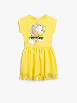 Koton - Girls Yellow Dress