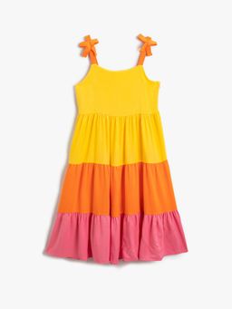 Koton - Girls Yellow Dress