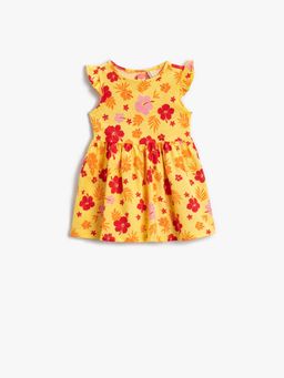 Koton - Girls Ecru-printed Dress