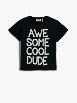 Koton - Boys Central Indigo T-shirt