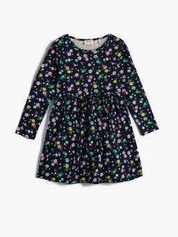 Koton - Girls Pink Printed Dress