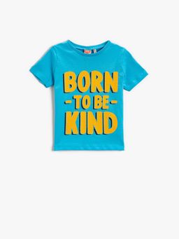 Koton - Boys Open Indigo T-shirt