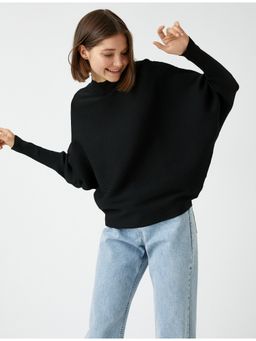 Koton - Womens Black Comfortable Sweaters