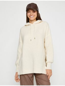 Koton - Womens Ecru Comfortable Sweatshirt