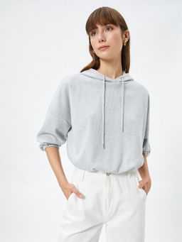 Koton - Sweatshirt with Hoodie For Women