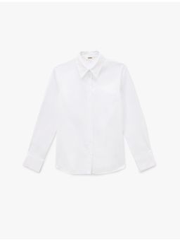Koton - Womens White Poplin Shirt