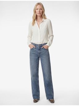 Koton - Womens White Classic Collar Shirt
