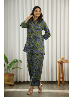 SAY - Green Women Modal Loungewear (Set of 2)