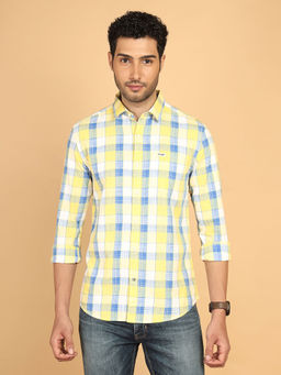 Wrangler - Men Checked Multicolor Regular Fit Shirt