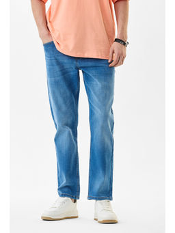 Snitch - Men Blue Solid Comfortable Casual Jeans