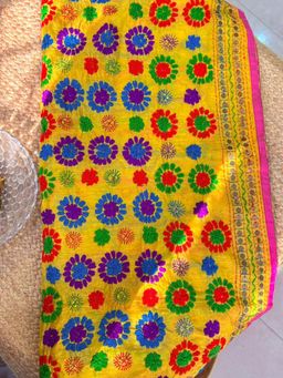 SHADES OF FAASHION - Cotton Embroidered Dupatta