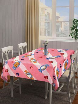 ARRABI - Peach Cartoon Tc Cotton Blend Table Cover