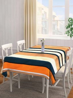ARRABI - Multicolor Stripes Tc Cotton Blend Table Cover
