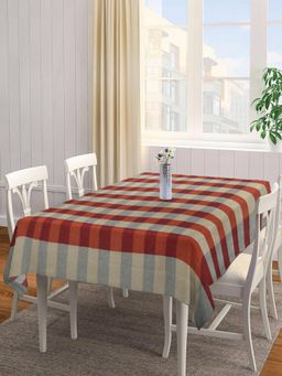 ARRABI - Multicolor Checks Handwoven Cotton Table Cover