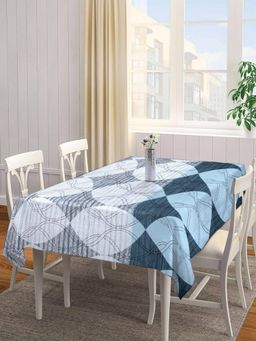 ARRABI - Multicolor Graphic Tc Cotton Blend Table Cover (6 Seater)