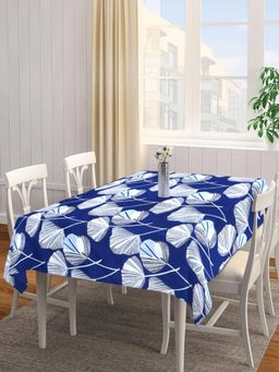 ARRABI - Blue Floral Tc Cotton Blend Table Cover