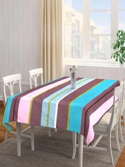 ARRABI - Multicolor Stripes Tc Cotton Blend Table Cover