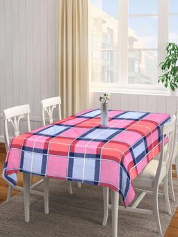 ARRABI - Multicolor Checks Tc Cotton Blend Table Cover