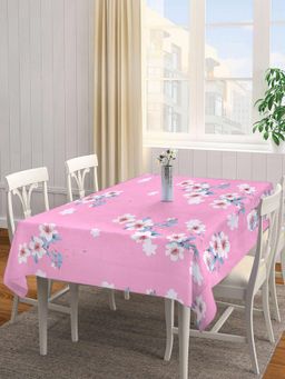 ARRABI - Pink Floral Tc Cotton Blend Table Cover
