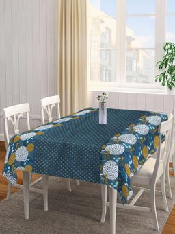 ARRABI - Green Floral Tc Cotton Blend Table Cover