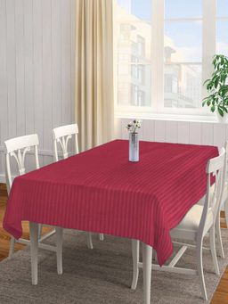 ARRABI - Red Stripes Tc Cotton Blend Table Cover