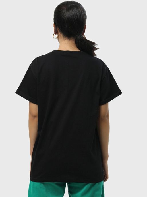 Buy Bewakoof Women's Black My Badass Tee Graphic Printed Boyfriend T-shirt Online 2 Buy Bewakoof Women's Black My Badass Tee Graphic Printed Boyfriend T-shirt Online 2