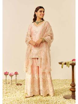 Sheetal Batra - Sameeha - Short Kurta With Sharara And Dupatta