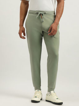 United Colors of Benetton - Solid Regular Fit Joggers-Green