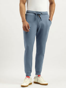 United Colors of Benetton - Solid Regular Fit Joggers-Blue