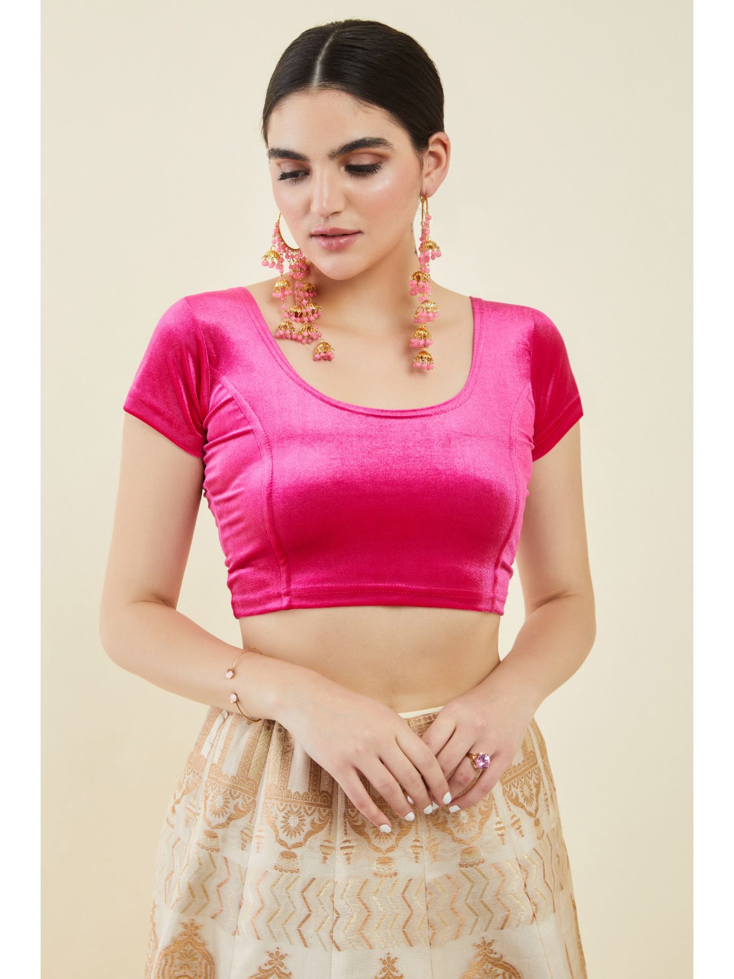 fuchsia pink blouse online