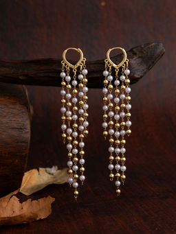 E2O - Gold Tassel Earrings For Women