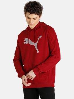 Puma - Mens Red Hoodie