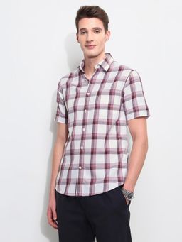 U.S. POLO ASSN. - Red Men's Harbour Tartan Checked Shirt