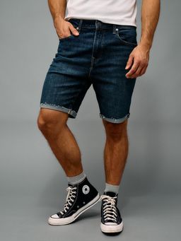 American Eagle - Navy Blue Ae Airflex Denim Short