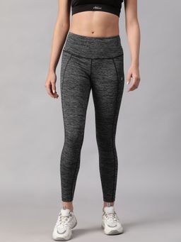 Athlisis - Women Grey Melange Training Tights