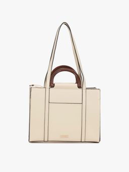 Kazo - Long Strap Tote Bag - Beige