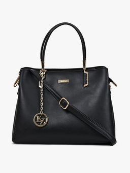 Kazo - Classic Satchel Bag - Black