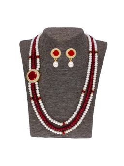 Sri Jagdamba Pearls - Notable 3 String Necklace Set
