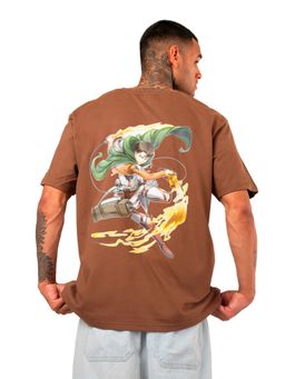 RHINO CULT - Brown Titan Terror Oversize T-Shirt