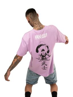 RHINO CULT - Lavender Samurai Spirit Oversize T-Shirt