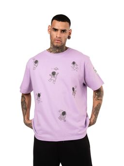 RHINO CULT - Lavender Galactic Explorer Oversize T-Shirt