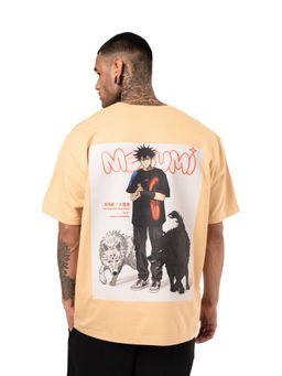 RHINO CULT - Beige Megumi's Shinigami Oversize T-Shirt
