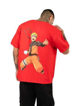 RHINO CULT - Red Nario's Rasengan Oversize T-Shirt